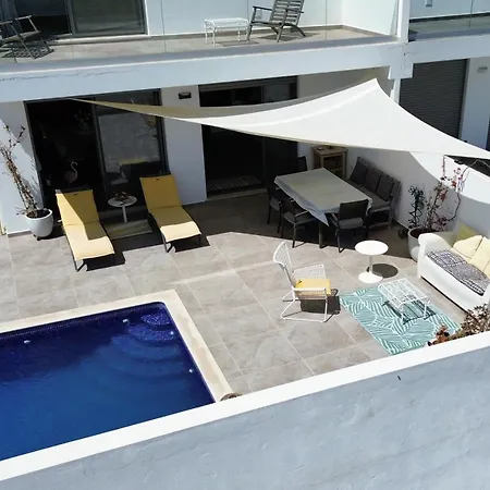 Ria Formosa House, Superior Modern With Pool, Terrace, And Sea View Villa Moncarapacho