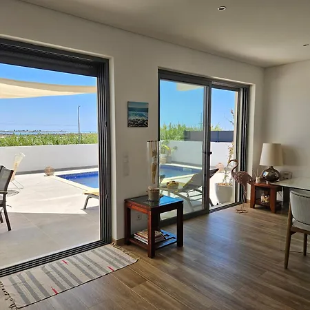 Ria Formosa House, Superior Modern With Pool, Terrace, And Sea View